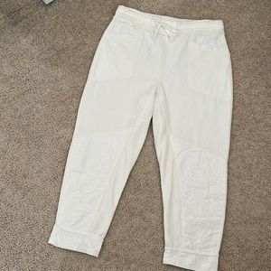 Free People Movement velour and cotton harem sweat pants.